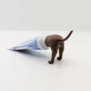 Dog Pooping Toothpaste Topper | Comes with Toothpaste