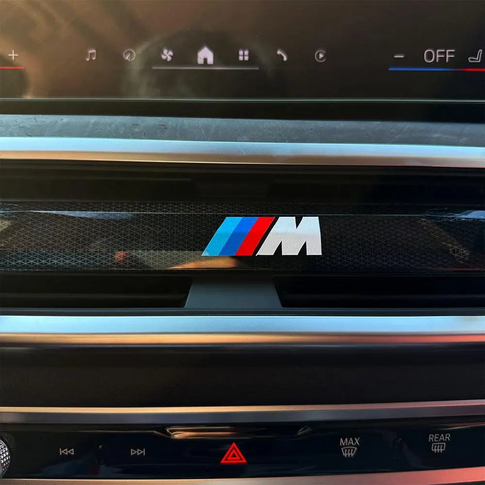 Hugexpen Heat-Resistant BMW Brake Caliper Stickers with M Badge, Automotive Decals, Body Panel Decals, Motorsport Accents for Custom Aftermarket Exterior Styling, Body Panel Decals Car Stickers