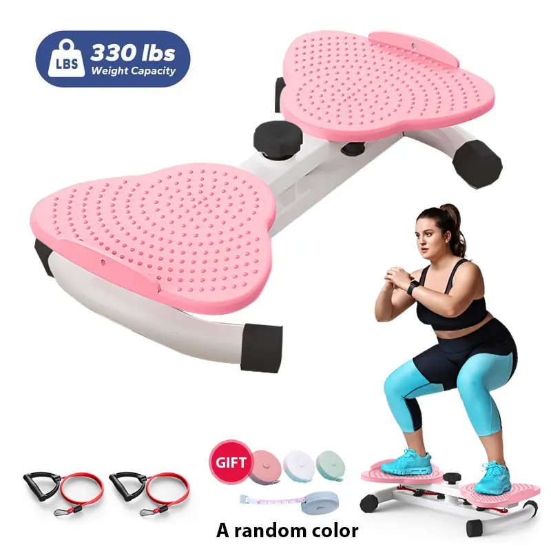 ab Waist Twist Machine -free measuring tape，for Core Strength and Waist Tightening, Home Gym Cardio Equipment, Abdominal Gym Equipment, 330 lbs Weight Capacity