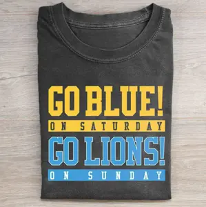 Detroit Football Vintage Graphic Tees, Football Team Tshirt, Lions T-Shirt, Unisex Funny Rugby Gift Shirts Top Menswear Womenswear Streetwear