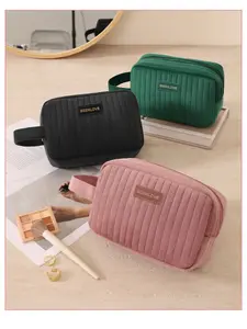 Comfortable Soft Makeup Bag, Travel Cosmetic Storage Bag, Handheld Storage Bag, Perfect for Travel and Daily Use