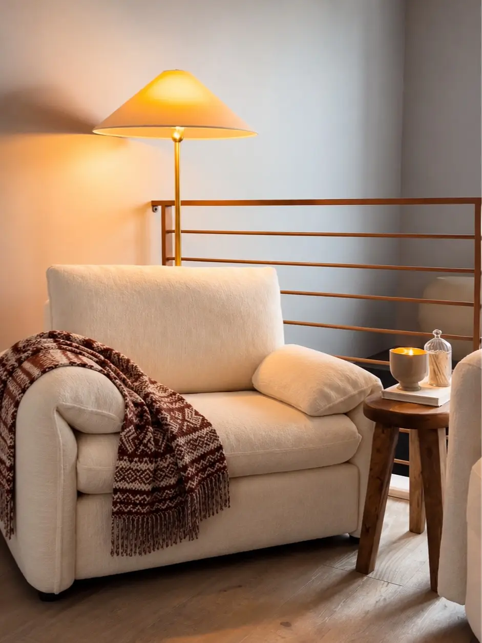 【SummerFinds】ONBRILL Oversized Accent Chair, 41 Inch Chenille Fabric Armchair, Comfy Single Sofa Chair with Padded Arms, Pocket Spring Cushion, Modern Reading Chair,  Living Room Furniture, Bedroom Furniture SummerFinds,dorm essentials,home decor