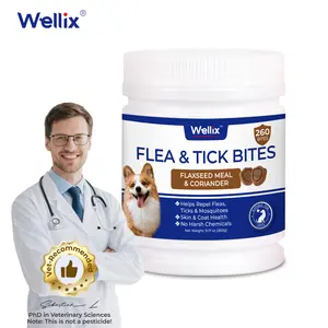 Wellix Flea & Tick Support Chews for Dogs