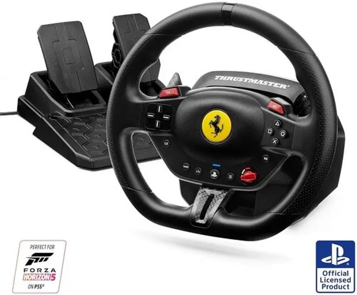 Thrustmaster - PlayStation 5 Accessory:  Racing Wheel - Thrustmaster T98 P Ferrari 296 GTB:  Officially Licensed by Sony  [GAMES ACCESSORIES] Universal Game