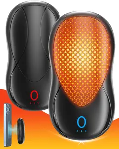 Magnetic Hand Warmers Rechargeable 2 Pack, 20Hrs Long Safe Heat,Electric Handwarmers，Portable Pocket Heater,Pocket Size Hand Warmer, Gifts for Christmas