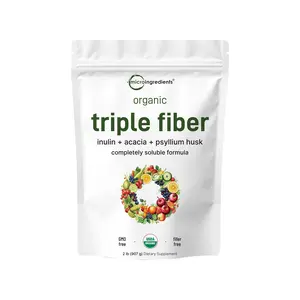 Micro Ingredients Organic Triple Fiber Powder, 2lb Micro Ingredients Organic Triple Fiber Powder, 2lb