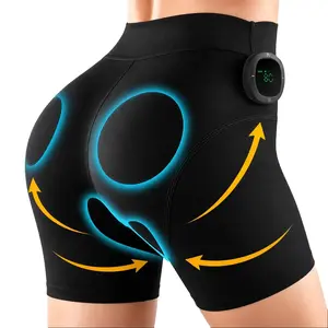 FITMATE Electronic Glute Muscle Stimulator, Thigh Stimulator Muscle Toner, Ab Heating Machine Trainer, Fitness Strength Training Workout Shaping Shorts for Women