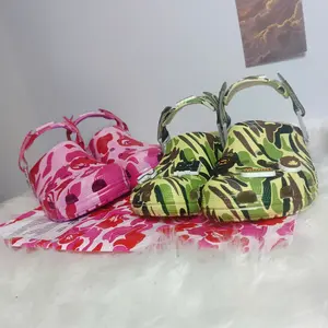 Trendy Camo Clogs – Unisex Casual Slip-On - Outdoor Casual Comfort Shoes - Gift For Him Her