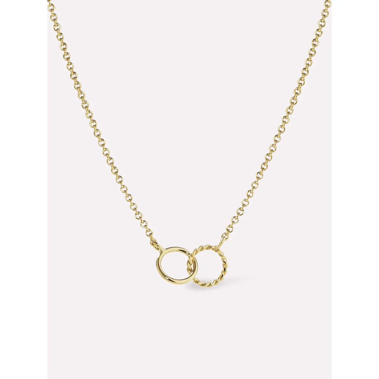 Interlocking Circles Necklace - Sam