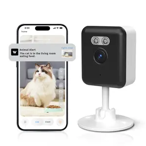 AI Mini Security  Indoor Camera 3MP 5G WiFi  Camera Support SD Card or Cloud Service Subscription WiFi Security Camera for  Baby & Pet Monitor