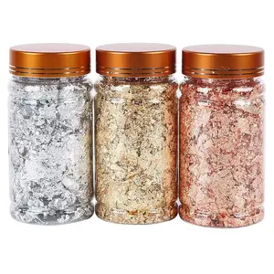 Nail Art Rose Gold Flakes Foil 3g - RGFF3