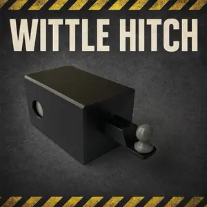 Tiny Trailer Hitch for 2" Receiver Wittle Hitch, made from durable weatherproof material, perfect gift for him or her.