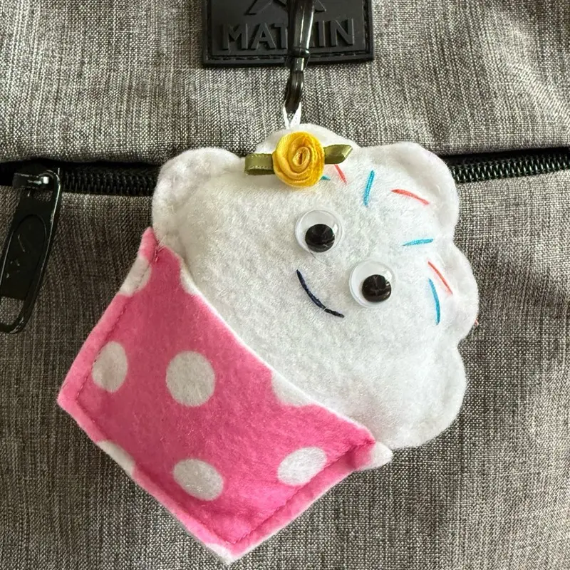Coo-Coo Cupcake Keychain