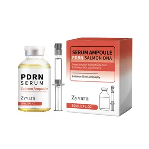 Zyvarn Lightweight Revitalizing Ampoule Serum, Sodium DNA Salmon Egg Extract Firming Moisturizer, Non-Sticky Gentle For Sensitive Skin, Skin Luminosity, Brightening Facial Serum