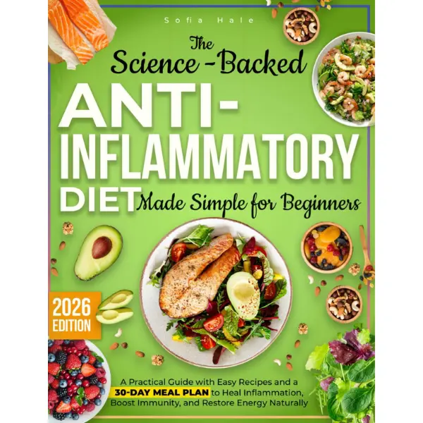 The Complete Science-Backed Anti-Inflammatory Diet for Beginners: A Practical Guide with Easy Recipes and a 30-Day Meal Plan to Heal Inflammation, Boost Immunity, and Restore Energy Naturally