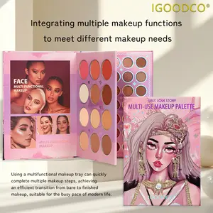 IGOODCO 47 Color eye shadow Book Colorful Multicolor Pearlescent Matte Earth Color Makeup Disk Valentine's Day Birthday Gift