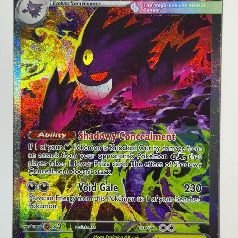 Mega Gengar 284 Ascended Heroes Chase Trading Card