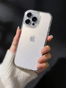 Luxury Fashion Bling Glitter Transparent Phone Case For iPhone 17 Pro Max 16 15 14 13 16 Plus 16E 17 Air Cover
