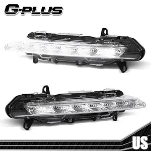 LED Fog Lights Daytime Running Lamps Fit For Mercedes-Benz S550 S600 S63 AMG