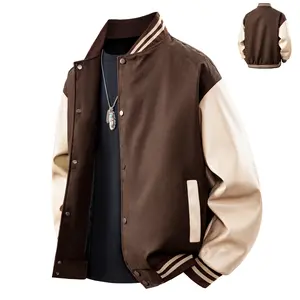 Spring And Autumn Men's Casual Jacket Retro Baseball Uniform Jacket