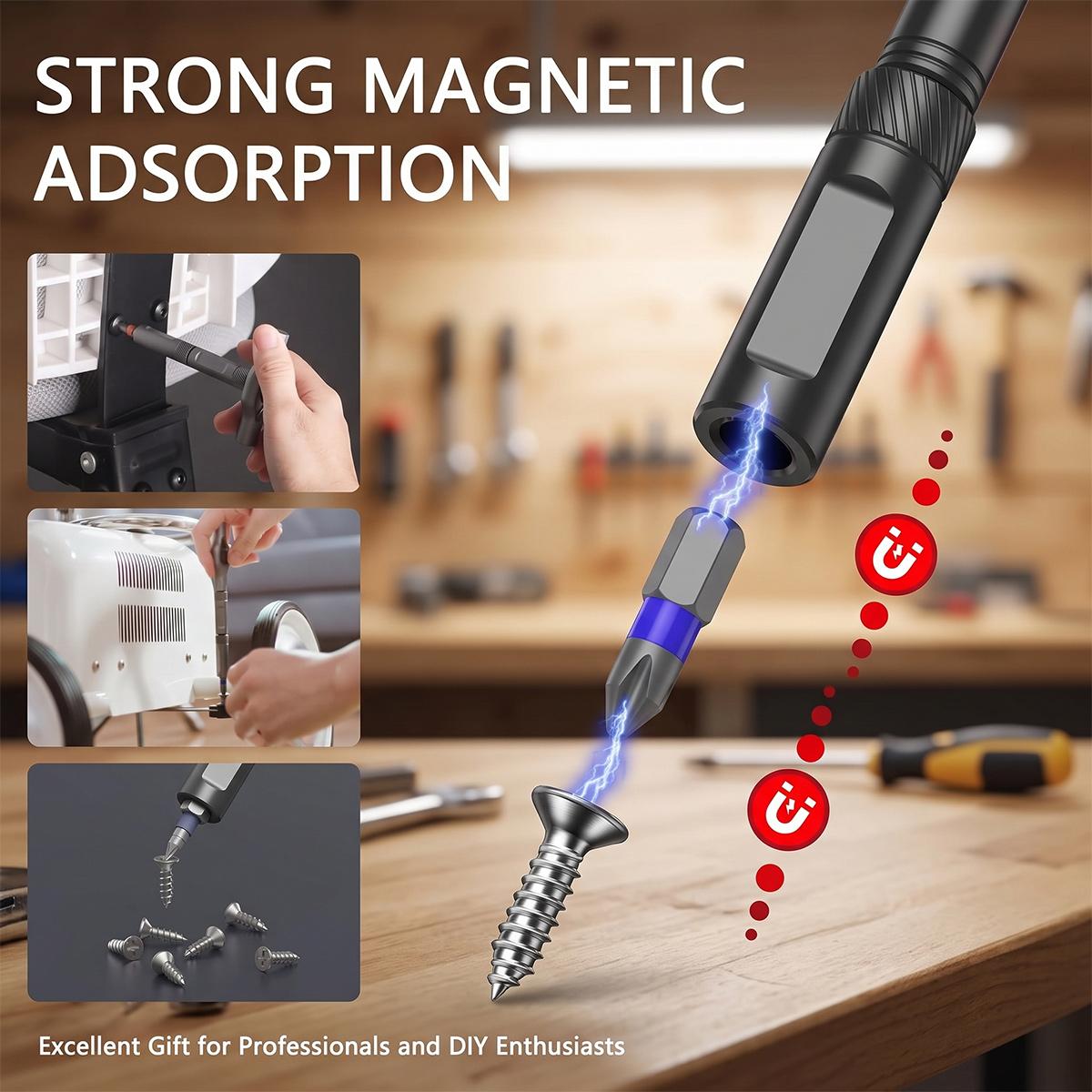 24 or 40 or 66 in 1 Magnetic Screwdriver Set, DIY Ratchet Mini Removable Self-Assembly Precision Screwdriver Tool Kit, Magnetic DIY Precision Tool Kit with Variety Head Styles for PC/Mobile/Watch/Bicycle