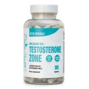 Dr. Colbert, MD Testosterone Zone | by Divine Health | Testofen | Fenugreek Extract | KSM-66 Ashwagandha | Bioperine | Eurycoma Longifolia 200:1 Extract | 90 Capsules
