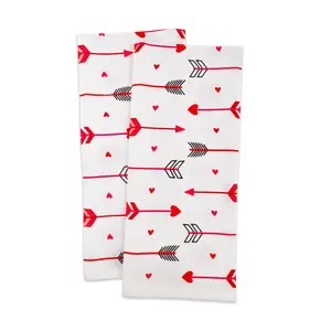 Design Imports Arrow Collage Printed Kitchen Towels Set of 2