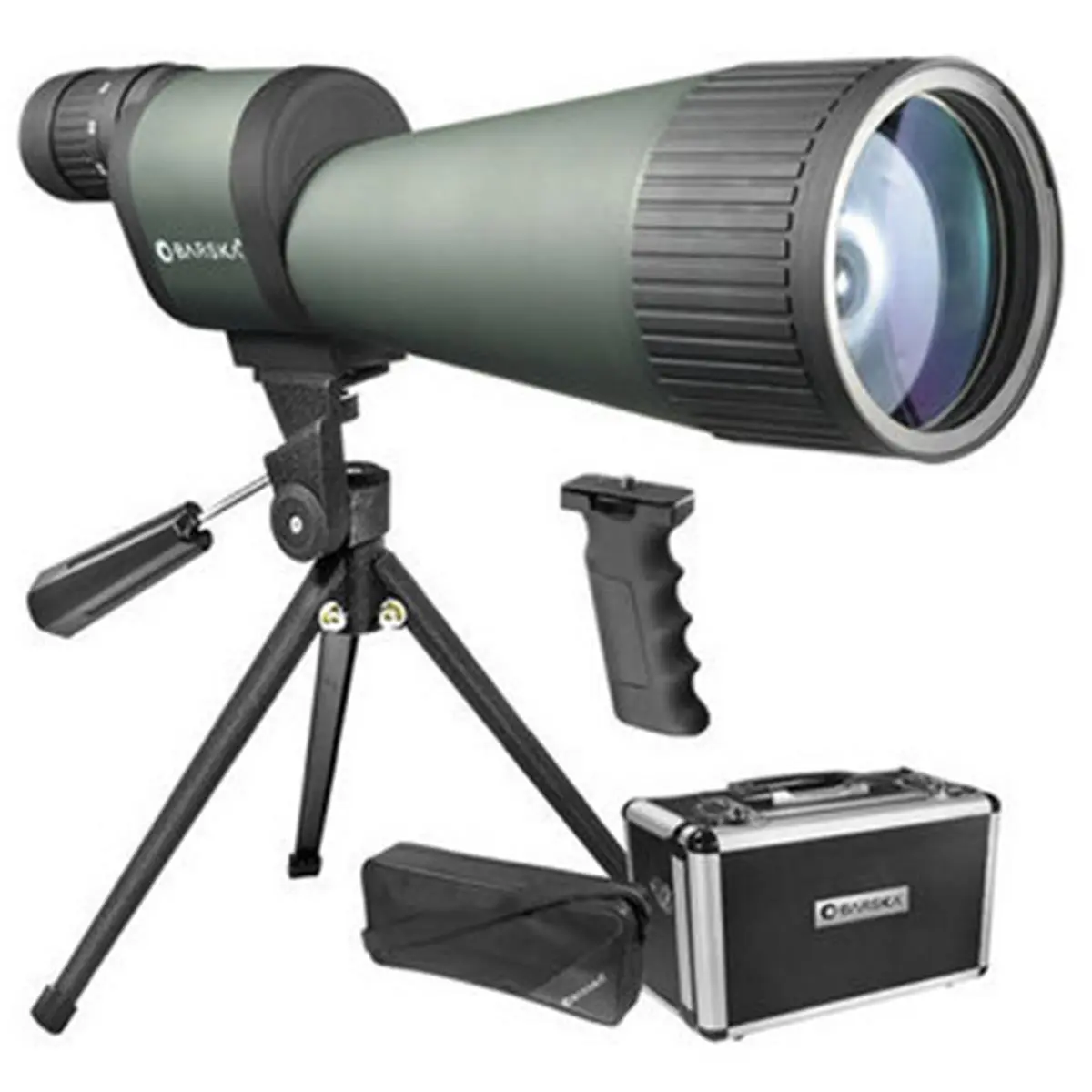 Barska Benchmark Spotting Scope, 25-125X88 Wp, 100% Waterproof, Rugged, Tripod-Compatible, Outdoor Extreme Performance Model for Shooters, Delivers Comprehensive Nature Exploring Spotting Pleasure