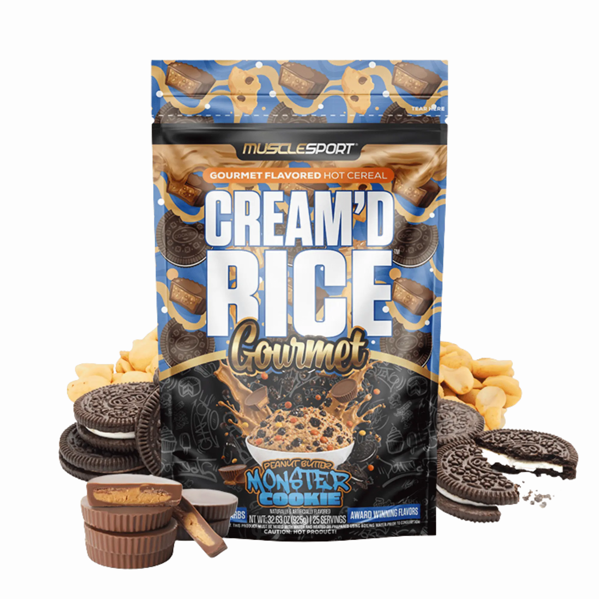 Musclesport Cream'd Rice Gourmet - Hot Cereal  25 Servings)