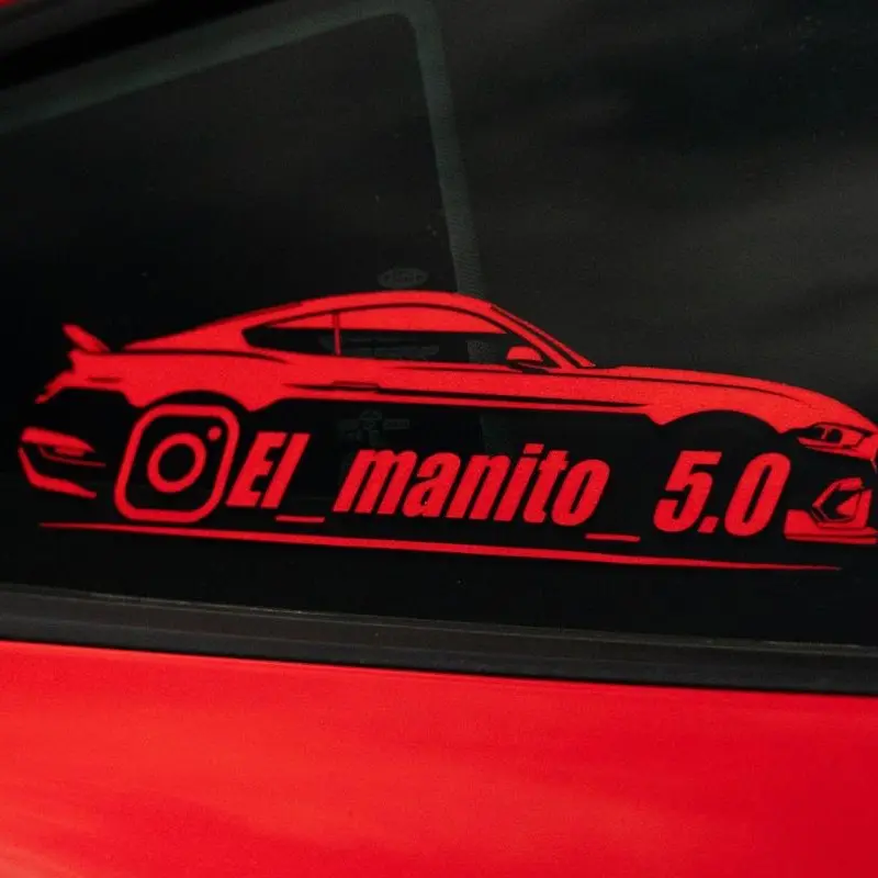 Custom Username - decal sticker social media