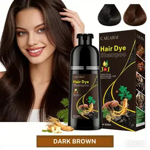 3-In-1 Hair Dye Shampoo, 20-Minute Coloring & Moisturizing Formula, 9 Stylish Colors, Comprehensive Coverage, Haircare