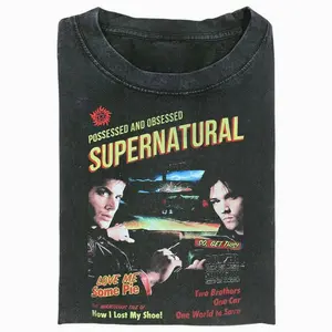 Supernatural T-Shirt, Dean And Sam Winchester End of The Road Tour Vintage Shirt, Gift For Women, Gift For Man, Cotton Trending Shirt