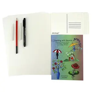 Crafts & Sewing Sanntangle Getting Started Stencil Craft Kit