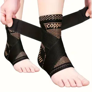 1pc Ankle Support Compression Leg Sleeve, Suitable for Both Men And Women, for Daily, Exercise, Fitness, Cycling, Yoga, Pilates, Camping, Walking, And Ankle Support