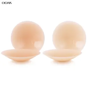 OEAK Nipple Covers for Women Reusable Adhesive Pasties Invisible Seamless Soft Water Resistance Self-Adhesive Chest Stickers
