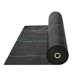 【Summervibes】VEVOR Premium Heavy Duty Weed Barrier Landscape Fabric,  Max 5.8 OZ Woven Geotextile Fabric Under Gravel, High Permeability for Weed Blocker Weed Mat, Driveway Fabric, Weed Control Garden Cloth