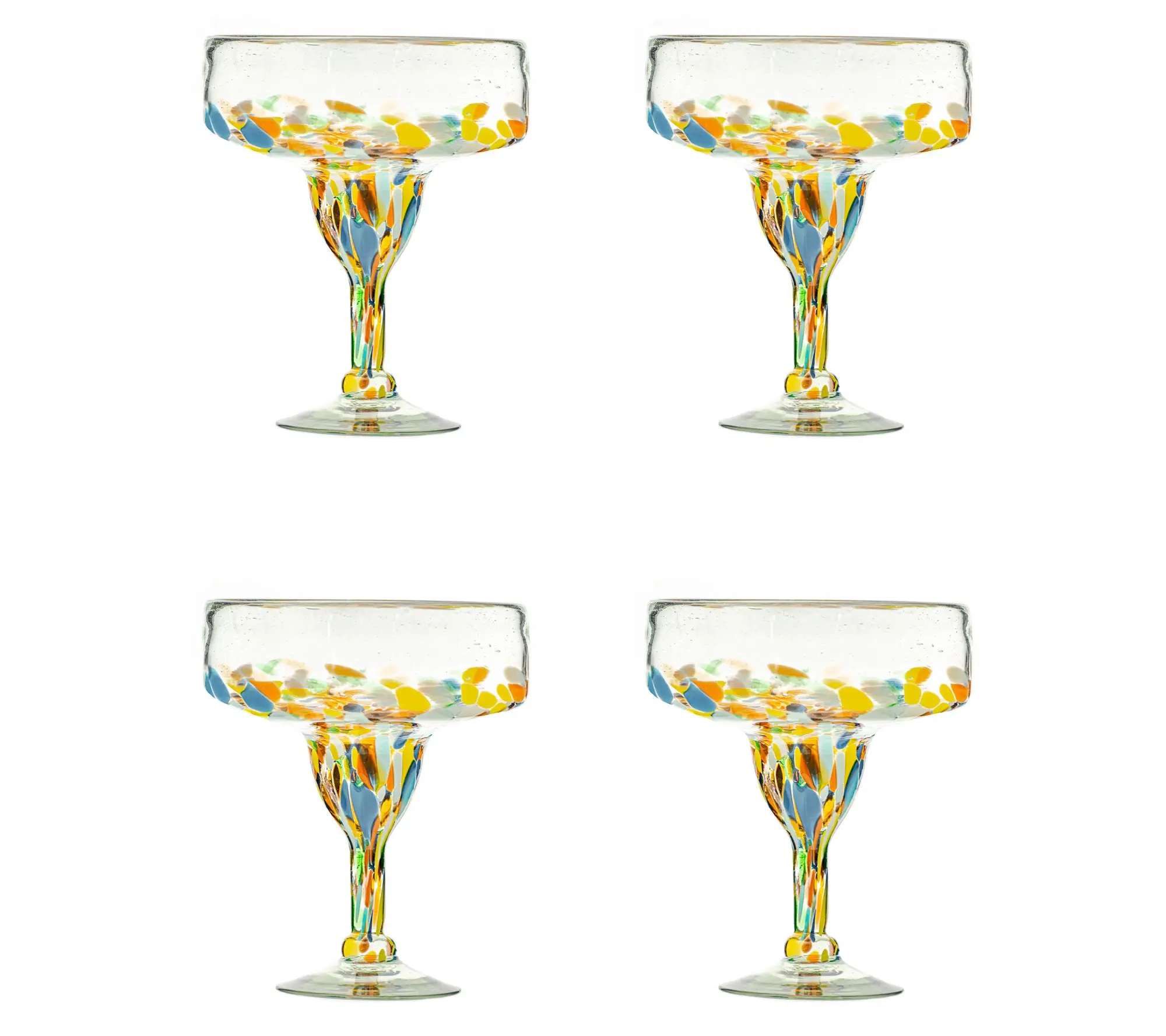 10 Strawberry Street Pueblo Mexican Glassware, Margarita 10 Strawberry Street Pueblo Mexican Glassware, Margarita