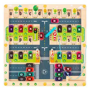 Magnetic Alphabet Maze,Montessori Fine Motor Skills Toys , Educational Toys ,Sensory Toys Valentines Day Gifts for Kids