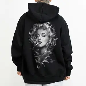 David Gonzales Art Fresh Cuties Eye Candy Marilyn Monroe 13 - Unisex Hoodie Sweatshirt T-Shirt Oversized Outfits Casual, Chicanos Clothing, Cholo Clothes Mexican Style, Digital Print for Outdoor
