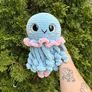 Hand crocheted Jellyfish