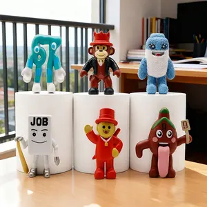 6-Piece Steal a Brainrot Virtual Monster Model Set, Collectible Figurines, Desktop Decoration, Home & Office Decor, Perfect Christmas Gift