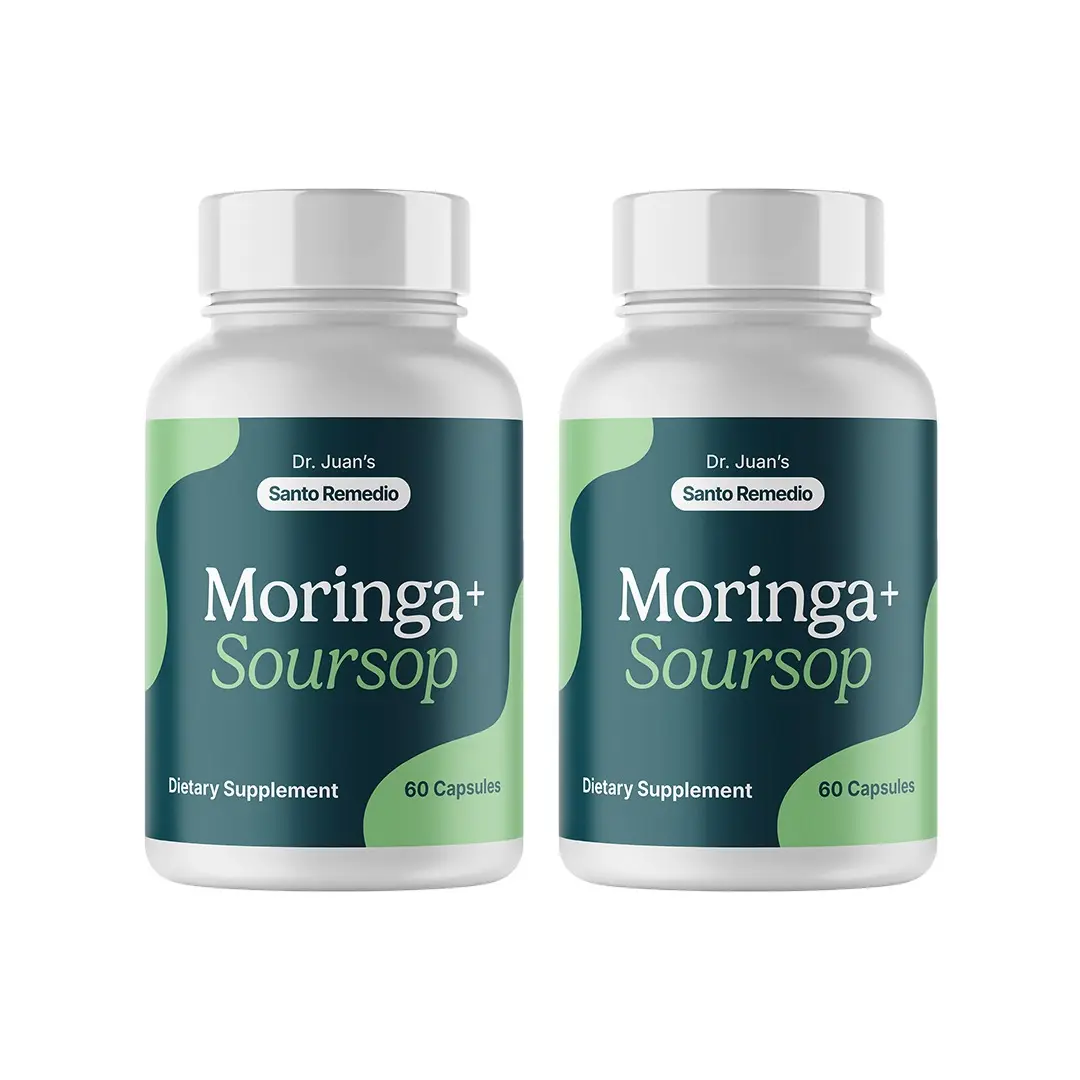 Santo Remedio Moringa + Soursop (2-pack), 30 servings per bottle