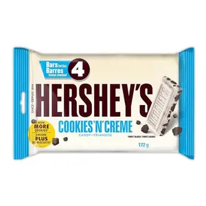 Hershey's Chocolate Bars, Cookies 'N' Creme, 4ct, 172g/6.1oz., {Imported from Canada} Hershey's Chocolate Bars, Cookies 'N' Creme, 4ct, 172g/6.1oz., {Imported from Canada}
