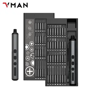 68-in-1 Electric Screwdriver, Precision Screwdriver Cordless Repair Tool, Multifunctional Screwdriver Kit for Phone Camera Laptop Watch