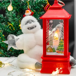 Snowman Tree Top Decoration Christmas Decorations, Ghastly Snow Monster-Christmas Party Decoration, Poseable Orangutan Dolls