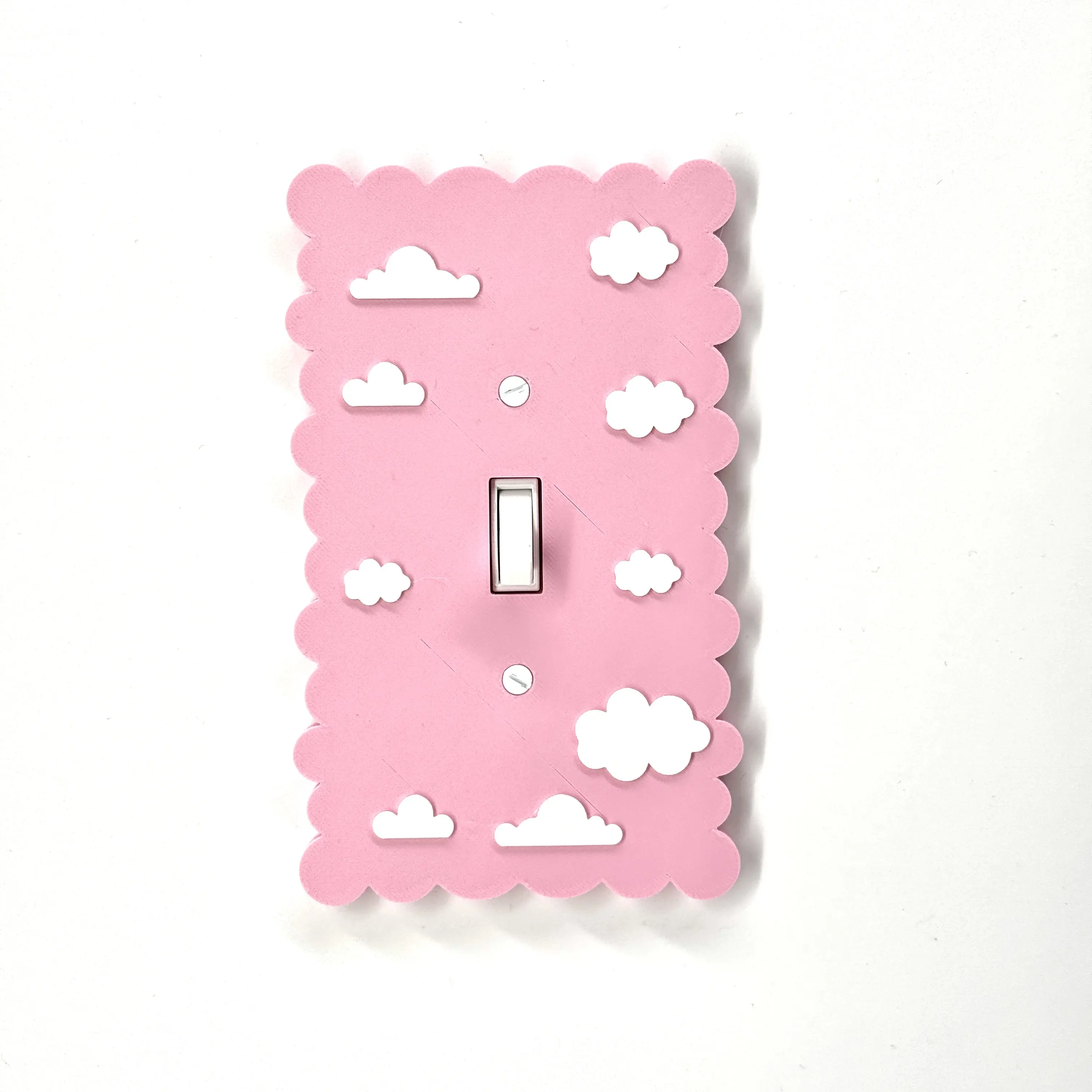 Dreamy Cloud Light Switch Cover - Soft Pastel Wall Plate for Kids’ Room & Aesthetic Home Decor | Easy Install