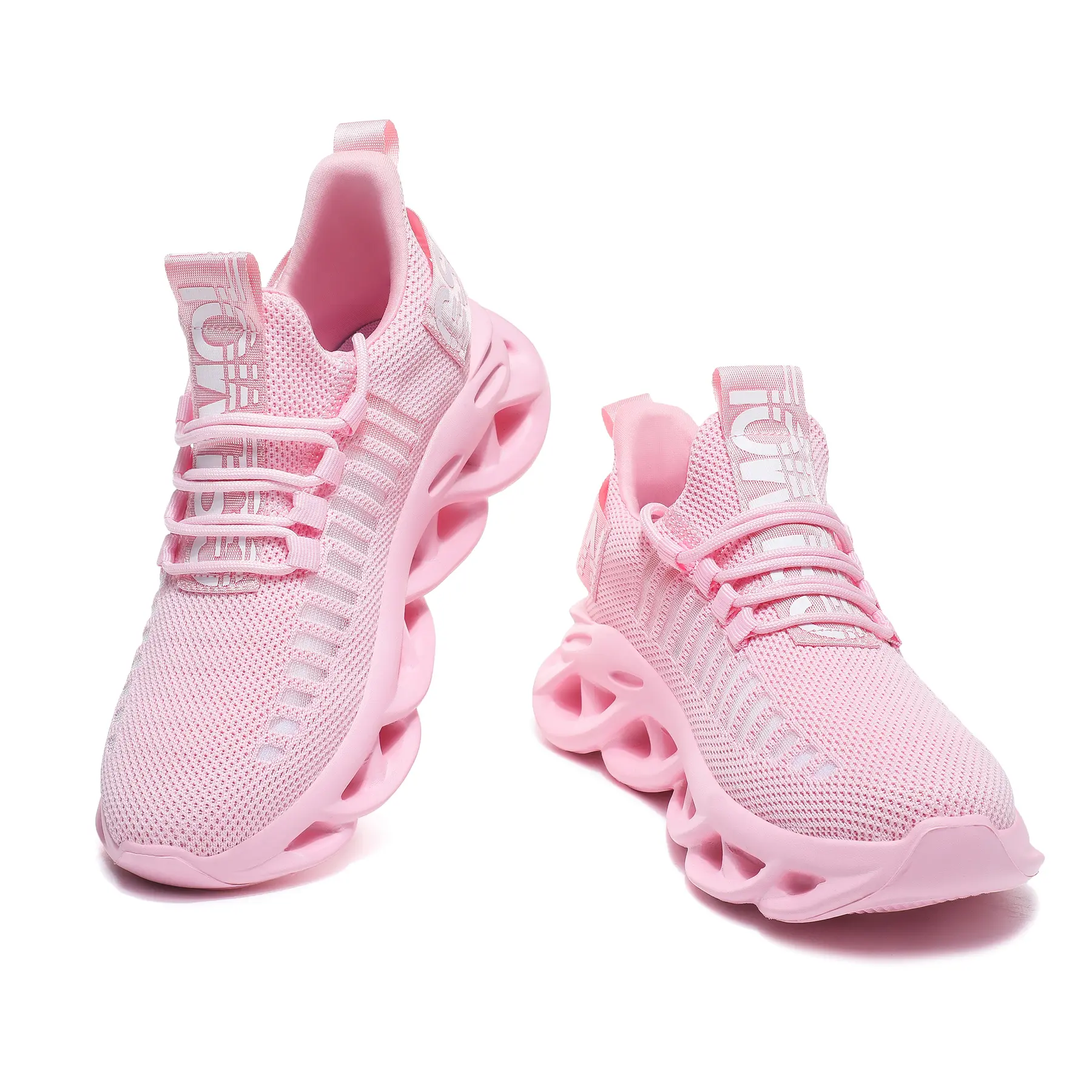 2026 Women's Spring Non-Slip Training Sneakers - Pink Mesh, Breathable Lightweight Slip-On | Sporty Cloud Shoes for Gym, Walking & Daily Wear backtoschoolshopping