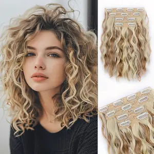 Mixed Platinum Short Wig, Water Wave Curly Design, Adds Volume, Suitable for Daily Wear or Party Occasions, Synthetic Wavy Curly
