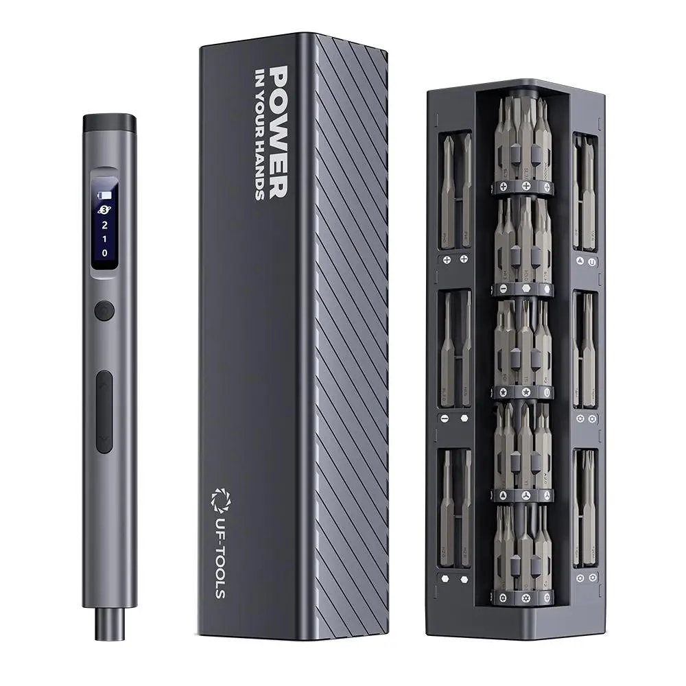 52-In-1 Electric Precision Screwdriver, 3.7v Rechargeable Mini Portable, Hex Handle Magnetic Bits, USB Rechargeable Screwdriver, Ideal for Phone Camera Laptop Watch Repair, Rechargeable Tools