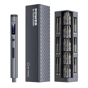 52-In-1 Electric Precision Screwdriver, 3.7v Rechargeable Mini Portable, Hex Handle Magnetic Bits, USB Rechargeable Screwdriver, Ideal for Phone Camera Laptop Watch Repair, Rechargeable Tools